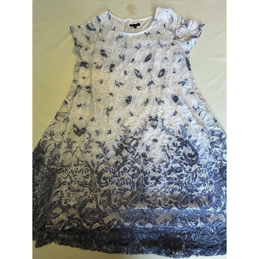 Lane Bryant 14-16 Sheer Lace Party Dress Wedding Party Cottage Core Romantic